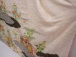 Photo4: 6226T12z1050 Vintage Japanese Kimono Silk FURISODE Royal cart Off-white (4)