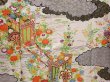 Photo8: 6226T12z1050 Vintage Japanese Kimono Silk FURISODE Royal cart Off-white (8)