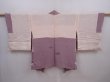 Photo8: 6302T01z580 Vintage Japanese Kimono Silk HAORI Hut Light purple (8)