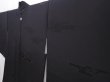 Photo2: 6302T04z620 Vintage Japanese Kimono Silk HAORI Flowers Black (2)