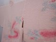 Photo2: 6302T05z490 Vintage Japanese Kimono Silk SHIBORI HAORI Flower Light pink (2)