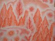 Photo3: 6302T06z520 Vintage Japanese Kimono Silk SHIBORI HAORI  Orangered (3)