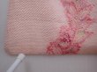 Photo6: 6302T07z550 Vintage Japanese Kimono Silk SHIBORI HAORI Leaf Pink (6)