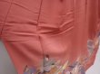 Photo3: 6302T09z1660  Japanese Kimono Silk IROTOMESODE Princess Dull pink (3)