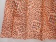 Photo4: 6302T11z630 Vintage Japanese Kimono Silk MEISEN KOMON  Light brown (4)