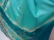 Photo4: 6302T13z1170 Vintage Japanese Kimono Silk FURISODE Royal cart Green-Blue (4)