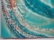 Photo6: 6302T13z1170 Vintage Japanese Kimono Silk FURISODE Royal cart Green-Blue (6)