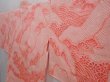 Photo2: 6303T03z410 Vintage Japanese Kimono Silk SHIBORI HAORI Mountain Pink (2)