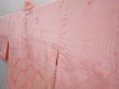 Photo7: 6303T03z410 Vintage Japanese Kimono Silk SHIBORI HAORI Mountain Pink (7)