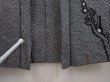 Photo7: 6303T05z450 Vintage Japanese Kimono Silk SHIBORI HAORI Plum branch Black (7)