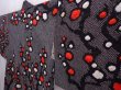 Photo2: 6303T07z630 Vintage Japanese Kimono Silk SHIBORI HAORI Plum tree Black (2)