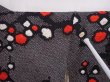 Photo5: 6303T07z630 Vintage Japanese Kimono Silk SHIBORI HAORI Plum tree Black (5)