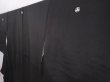 Photo2: 6303T11z1090 Vintage Japanese Kimono Silk TOMESODE Chrysanthemum Black (2)