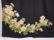 Photo5: 6303T11z1090 Vintage Japanese Kimono Silk TOMESODE Chrysanthemum Black (5)