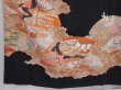 Photo6: 6303T12z1470  Japanese Kimono Silk TOMESODE Princess Black (6)