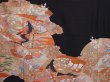 Photo8: 6303T12z1470  Japanese Kimono Silk TOMESODE Princess Black (8)
