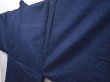 Photo5: 6309T05z670 Vintage Japanese Kimono Silk Men's HAORI Mt.Fuji Navy (5)
