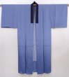Photo6: 6309T06z470  Japanese Kimono Silk Men's JUBAN Pine Lavender blue (6)