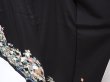 Photo4: 6309T07z1280  Japanese Kimono Silk ARTIST WORK TOMESODE Peony Black (4)