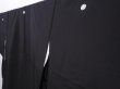 Photo2: 6309T08z1260 Vintage Japanese Kimono Silk TOMESODE Phoenix Black (2)