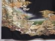 Photo4: 6309T10z1370  Japanese Kimono Silk TOMESODE Jigami Black (4)