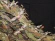 Photo8: 6309T11z1200 Vintage Japanese Kimono Silk TOMESODE Flying crane Black (8)