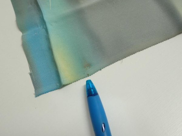 Photo6: 2M05z90  Japanese Kimono Silk  FABRIC  Light gray, Lime 65.4x14.4 (6)