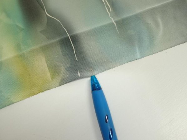 Photo6: 2M10z30  Japanese Kimono Silk  FABRIC  Light gray, Lime 35.4x6.7 (6)