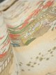 Photo4: 2M09z60  Japanese Kimono Silk  FABRIC Edo era Off-white 85.0x6.9 (4)