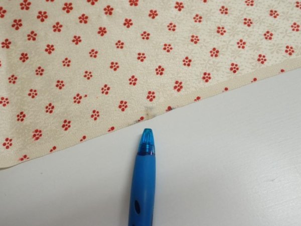 Photo6: 1F03z60  Japanese Kimono Silk  FABRIC Plum blossom Off-white 50.8x14.2 (6)