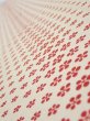 Photo4: 1F04z60  Japanese Kimono Silk  FABRIC Plum blossom Off-white 52.0x14.2 (4)