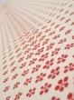 Photo4: 1F06z80  Japanese Kimono Silk  FABRIC Plum blossom Off-white 61.4x14.2 (4)