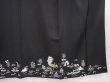 Photo7: 6310T03z1500 Vintage Japanese Kimono Silk TOMESODE Tree Black (7)
