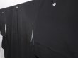 Photo2: 6310T04z1370  Japanese Kimono Silk TOMESODE Flower cart Black (2)