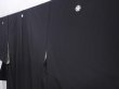 Photo2: 6310T07z1440  Japanese Kimono Silk TOMESODE Kimono Black (2)