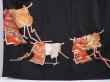 Photo5: 6310T07z1440  Japanese Kimono Silk TOMESODE Kimono Black (5)