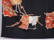Photo6: 6310T07z1440  Japanese Kimono Silk TOMESODE Kimono Black (6)