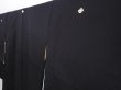 Photo2: 6312T01z1210 Vintage Japanese Kimono Silk TOMESODE Flowers Black (2)