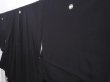 Photo2: 6312T02z1300  Japanese Kimono Silk Artist work TOMESODE Yu-zen Black (2)