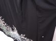 Photo4: 6312T02z1300  Japanese Kimono Silk Artist work TOMESODE Yu-zen Black (4)