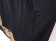 Photo4: 6312T03z1290 Vintage Japanese Kimono Silk Artist work TOMESODE Pine Black (4)