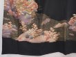 Photo6: 6312T05z1390  Japanese Kimono Silk Artist work TOMESODE Scenery Black (6)