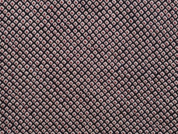 Photo3: 6313T04z470 Vintage Japanese Kimono Silk SHIBORI HAORI Plain Black (3)