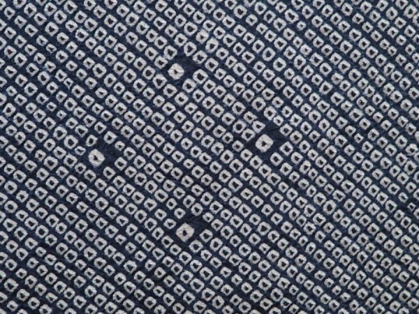 Photo4: 6313T06z530 Vintage Japanese Kimono Silk SHIBORI HAORI  Green-Gray (4)