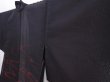 Photo2: 6313T07z240 Vintage Japanese Kimono Silk See through HAORI Stream Black (2)