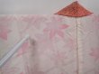 Photo8: 6317T02z410 Vintage Japanese Kimono Silk SHIBORI HAORI Peony Orange-Red (8)