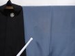 Photo4: 6317T09z820 Vintage Japanese Kimono Silk Men's HAORI  Black (4)