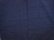 Photo3: 6317T11z910 Vintage Japanese Kimono Silk Men's  Plain Dark navy (3)