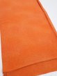 Photo2: 1E01z70  Japanese Kimono Crepe Silk  FABRIC  Dark orange 48.0x14.2 (2)