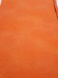 Photo1: 1E02z70  Japanese Kimono Crepe Silk  FABRIC  Dark orange 47.6x14.2 (1)
